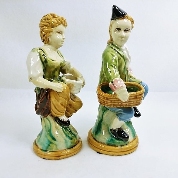Victorian Ceramic Figurines Male & Female Pair - Picture 8 of 12